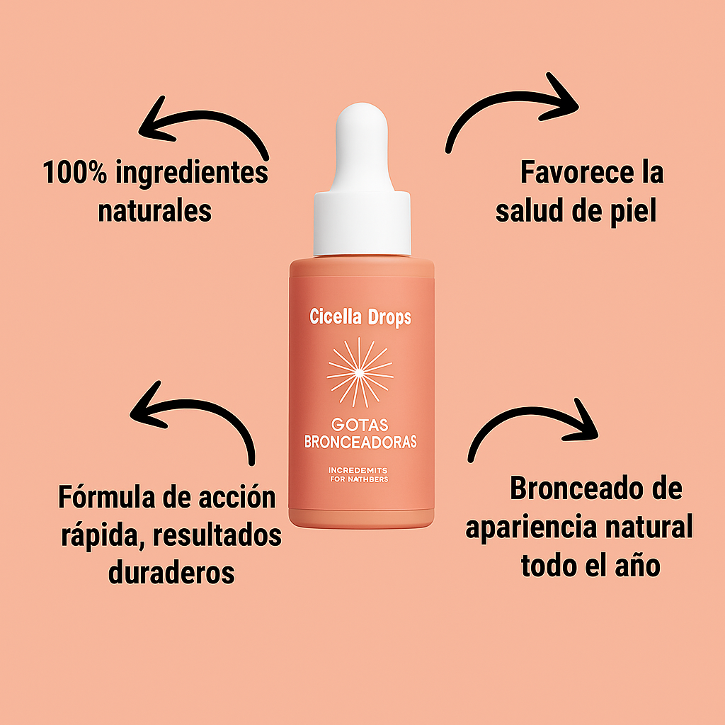 SicellaDrops®- Gotas bronceadoras