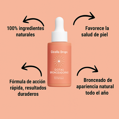 SicellaDrops®- Gotas bronceadoras
