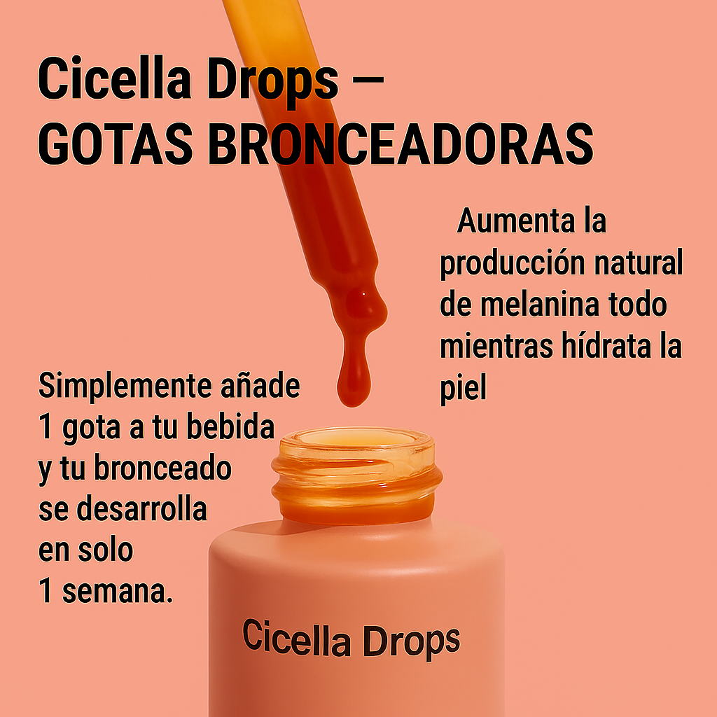 SicellaDrops®- Gotas bronceadoras