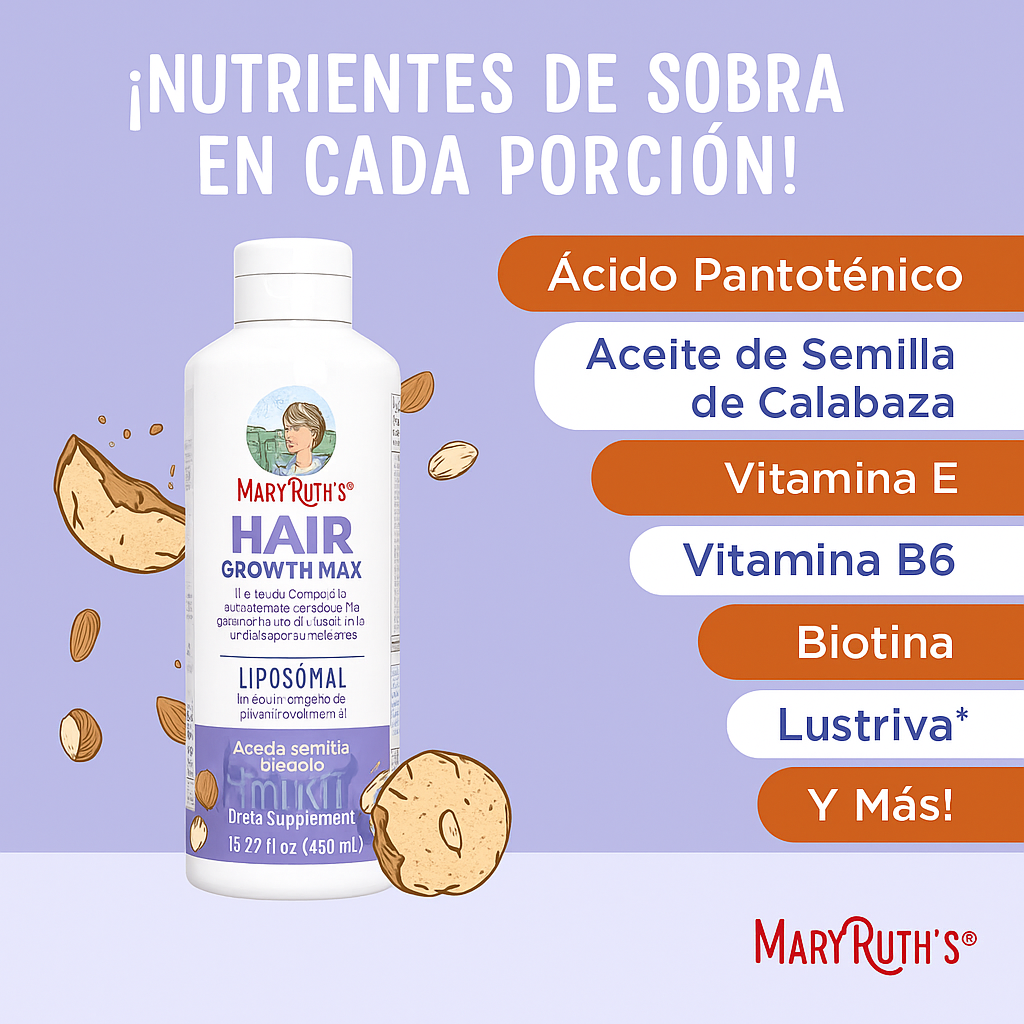 Mary Ruth® Crecimiento Máximo del cabello