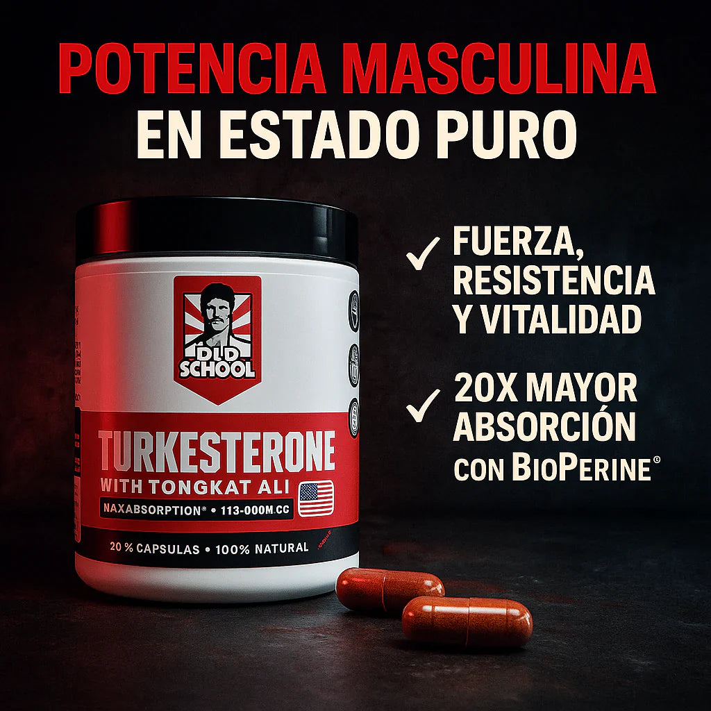 TURKESTERONE - AUMENTA TU TESTOSTERONA NATURALMENTE