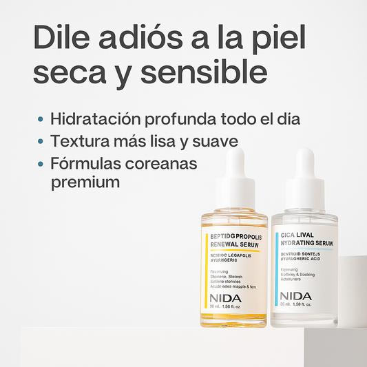 Ritual Facial NIDA Serums | Hidratación y Renovación Visible