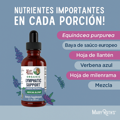 Mary Ruth's Mezcla de hierbas orgánicas para el apoyo linfático