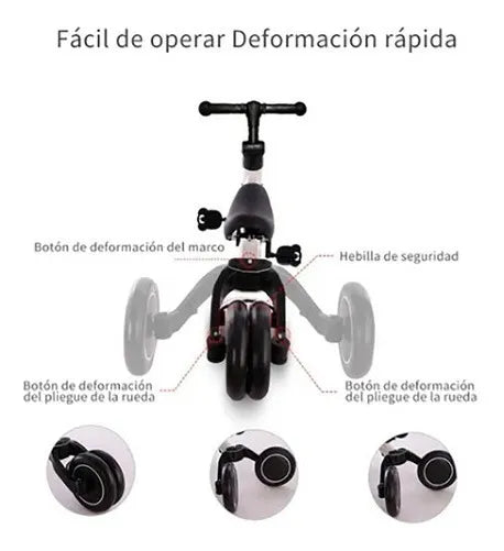 Triciclo 3 en 1 SportX – El producto que crece al ritmo de tu hijo