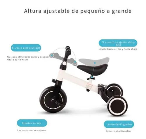 Triciclo 3 en 1 SportX – El producto que crece al ritmo de tu hijo