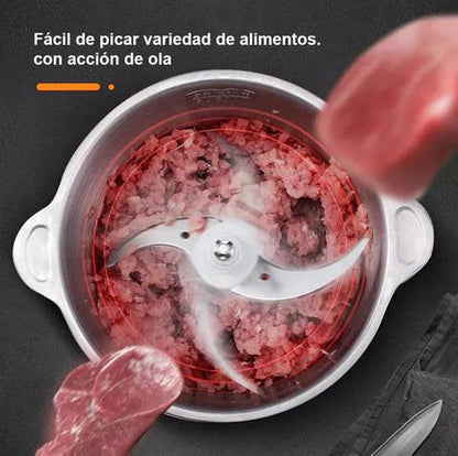 KitchenPro® Picadora Eléctrica profesional 4 en 1