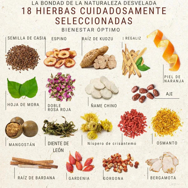 Té Chino Chupa Panza de 18 Hierbas