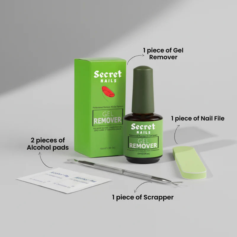 KIT GEL REMOVER™ – Retira tu semi permanente en minutos, sin complicarte