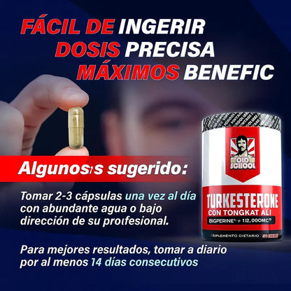 TURKESTERONE - AUMENTA TU TESTOSTERONA NATURALMENTE