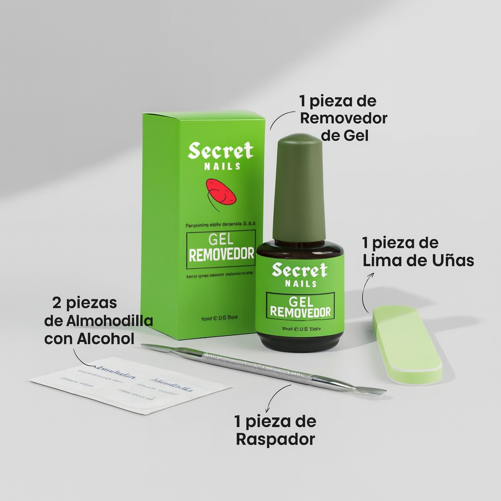 KIT GEL REMOVER™ – Retira tu semi permanente en minutos, sin complicarte