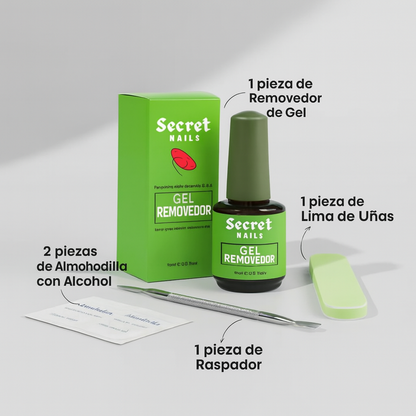 KIT GEL REMOVER™ – Retira tu semi permanente en minutos, sin complicarte