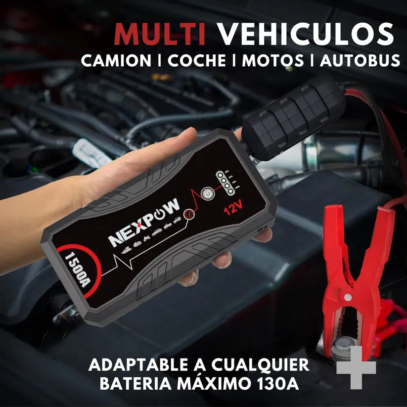 EnergyMax™PRO - Arrancador de Batería Con 11.000 mAh.