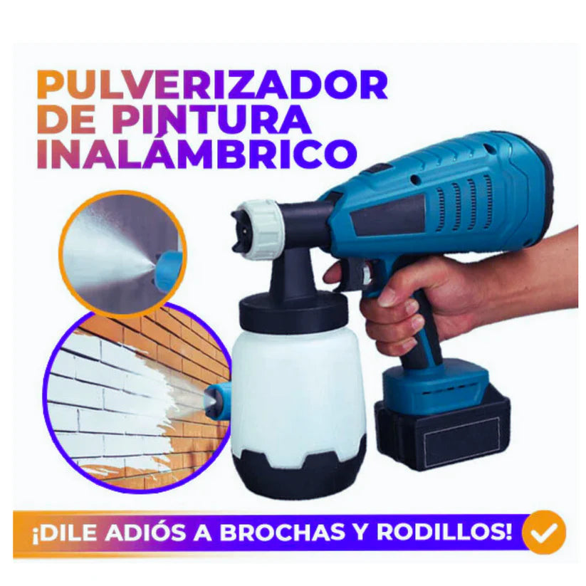 PaintPro® Pulverizador de pintura eléctrico inalámbrico
