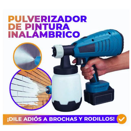 PaintPro® Pulverizador de pintura eléctrico inalámbrico