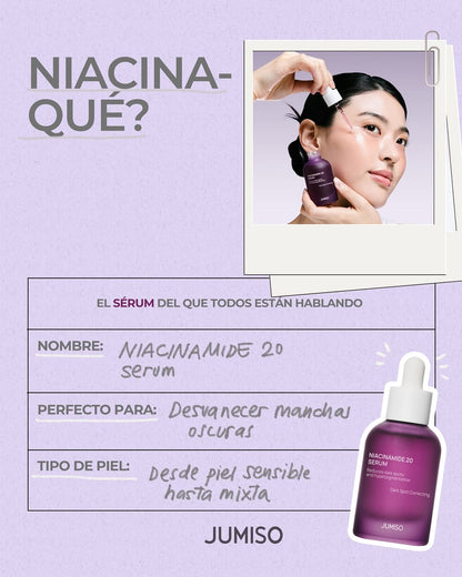 Sérum con 20% Niacinamida – Tono más uniforme y piel con mejor apariencia