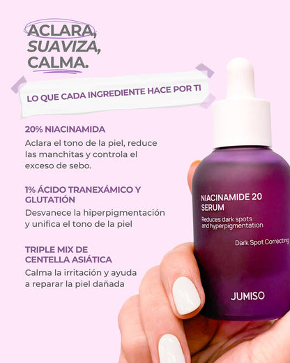 Sérum con 20% Niacinamida – Tono más uniforme y piel con mejor apariencia