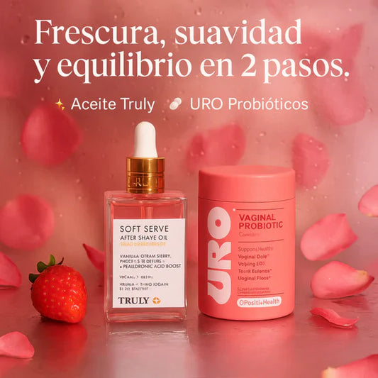 URO PROBIÓTICOS VAGINALES + ACEITE TRULY COMBO ORIGINAL IMPORTADO || CUIDADO COMPLETO PARA TU ZONA ÍNTIMA