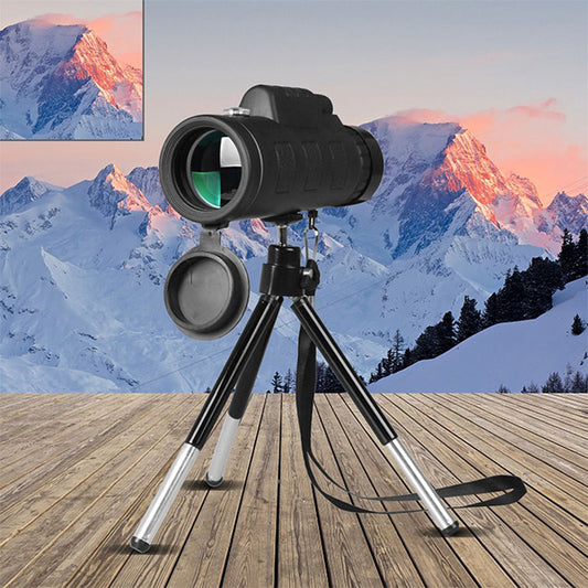 VISIONIC® Telescopio monocular con zoom de 100x