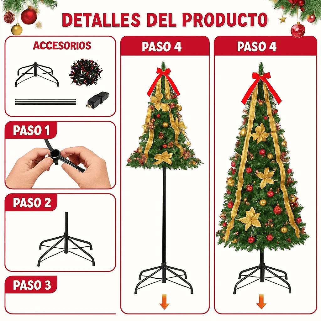 MagicTree® – Árbol Navideño Plegable Instantáneo