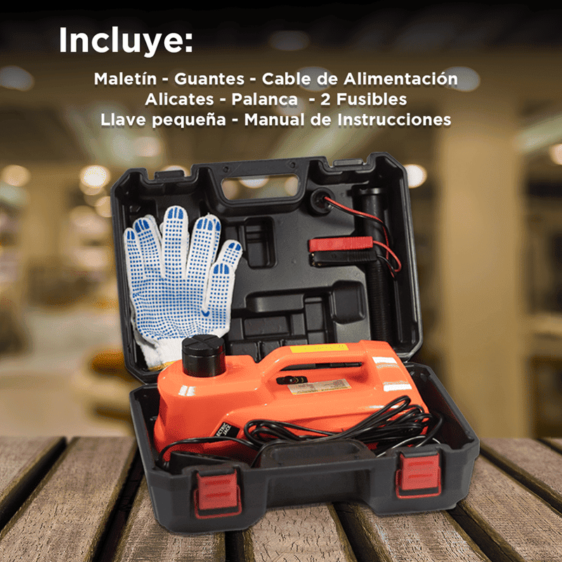 Gato Hidráulico Eléctrico 3 en 1 – Cambia tu llanta en minutos, sin esfuerzo