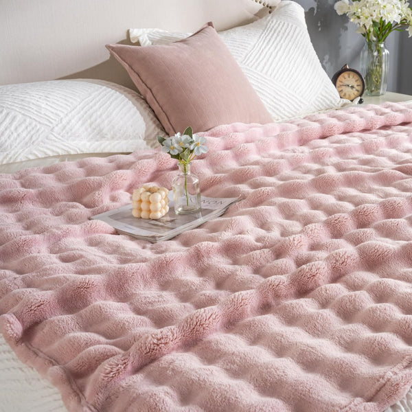 Cobija piel de conejo