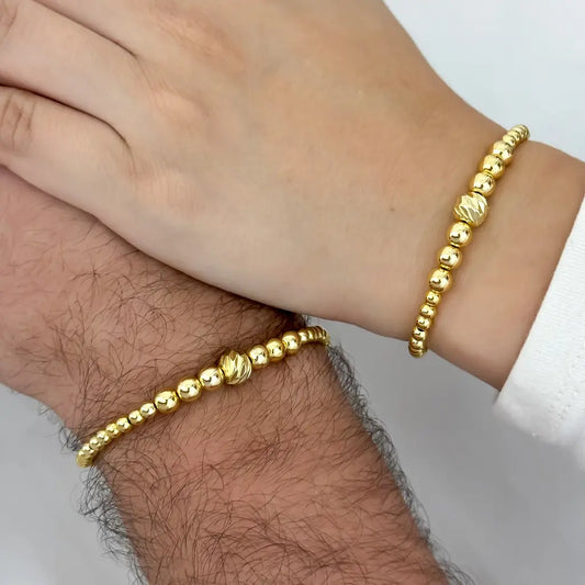 NÜRO™ Pulsera Laminada x2 Unidades | Hecha para brillar con elegancia.