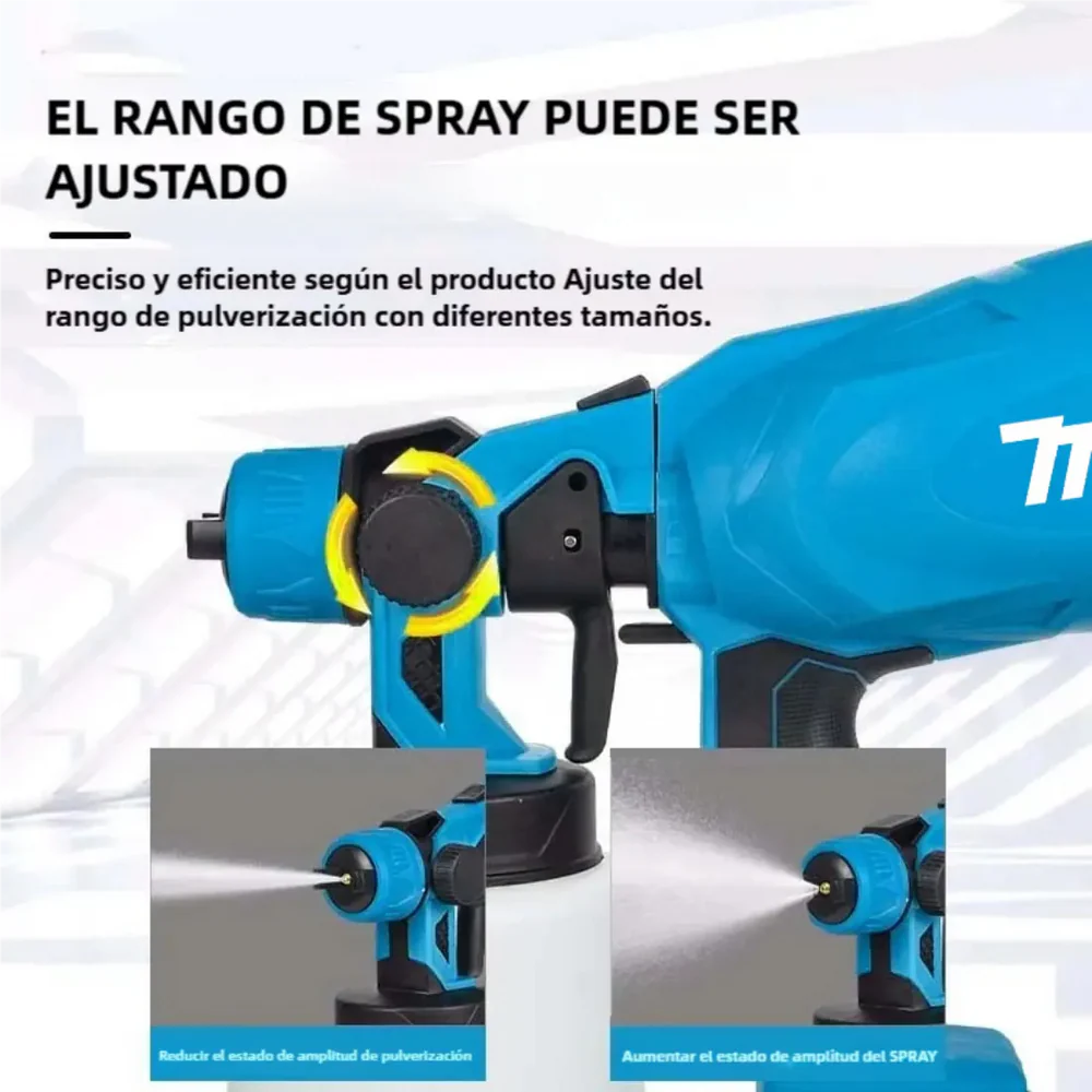PaintPro® Pulverizador de pintura eléctrico inalámbrico